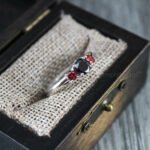 Ride or Die Rings, Black Wedding Bands, Couple Ring Set, Matching Couple Rings - Image 7