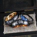 Ride or Die Rings, Ride or Die, Ride or Die Wedding Rings, Ride or Die Wedding Bands, Black Wedding Rings, Black Wedding Bands, Biker Rings