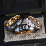Ride or Die Rings, Ride or Die, Ride or Die Wedding Rings, Ride or Die Wedding Bands, Black Wedding Rings, Black Wedding Bands, Biker Rings