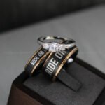 Ride or Die Rings, Ride or Die, Ride or Die Wedding Rings, Ride or Die Wedding Bands, Black Wedding Rings, Black Wedding Bands, Biker Rings