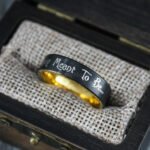 Simply Meant To Be Ring, Simply Meant To Be Wedding Band, Black Wedding Band - Image 8