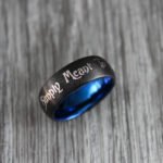 Simply Meant To Be Ring, Simply Meant To Be Wedding Band, Black Wedding Band