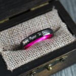 Simply Meant To Be Ring, Simply Meant To Be Wedding Band, Black Wedding Band