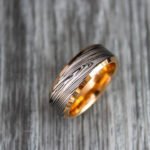 Damascus Steel Ring, Damascus Steel Wedding Band, Damascus Steel Wedding Ring