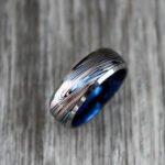 Damascus Steel Ring, Damascus Steel Wedding Band, Damascus Steel Wedding Ring