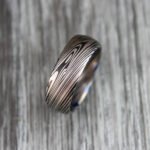Damascus Steel Ring, Damascus Steel Wedding Band, Damascus Steel Wedding Ring