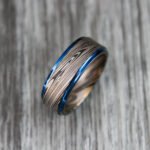 Damascus Steel Ring, Damascus Steel Wedding Band, Damascus Steel Wedding Ring