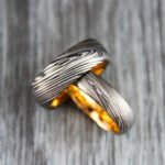 Damascus Steel Ring, Damascus Steel Wedding Band, Damascus Steel Wedding Ring - Image 4