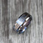 Damascus Steel Ring, Damascus Steel Wedding Band, Damascus Steel Wedding Ring