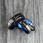Her Jack His Sally Rings, Simply Meant To Be Wedding Bands, Couple Rings