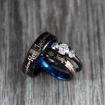 Her Jack His Sally Rings, Simply Meant To Be Wedding Bands, Couple Rings