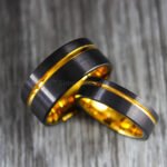 Couple Rings, Black Wedding Bands, Matching Wedding Rings