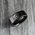 Poker Ring, Blackjack Ring, Gaming Wedding Band, Poker Jewelry