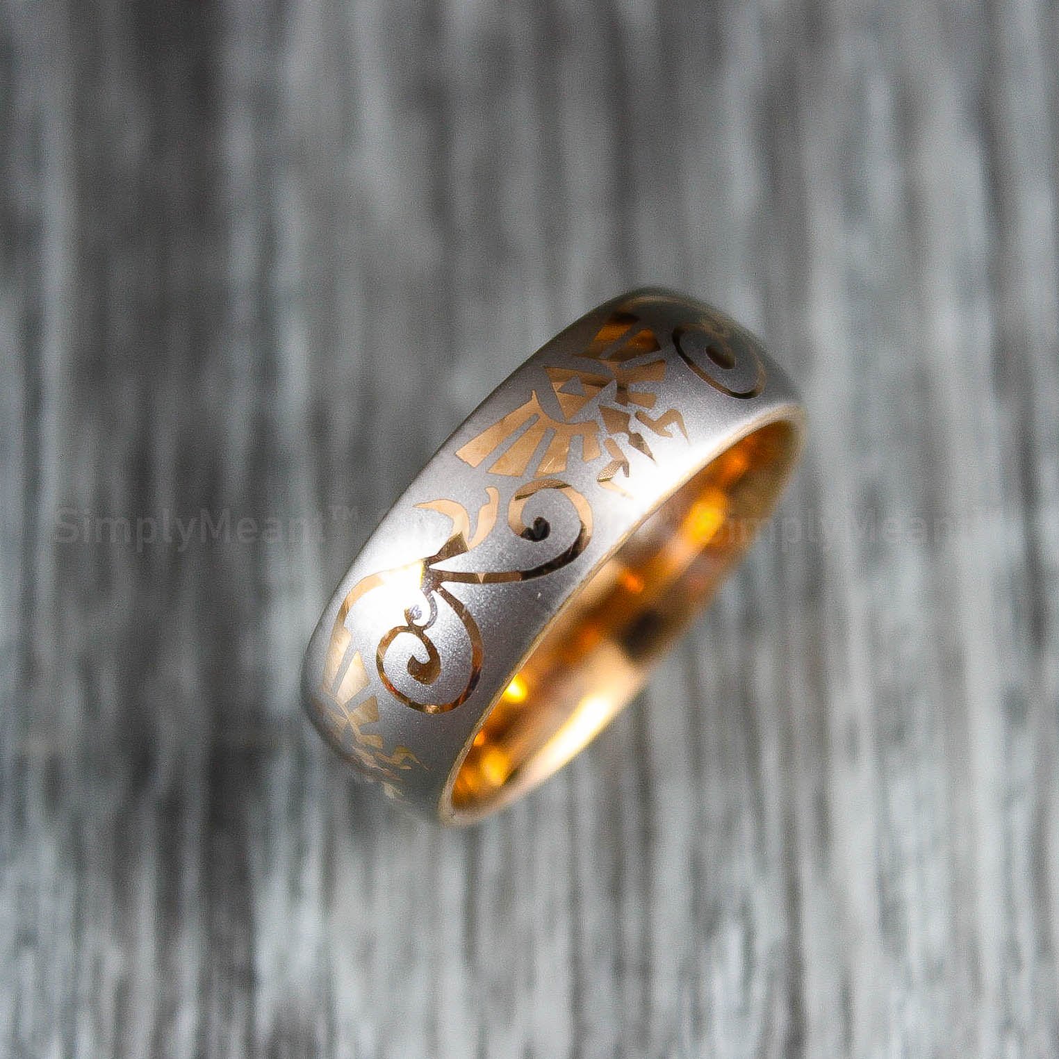 IMG_1661 Zelda Wedding Ring, Legend of Zelda Wedding Ring, Zelda Jewelry, Gamer Ring - Image 1
