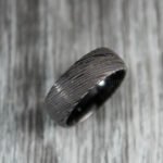 Damascus Steel Ring, Damascus Steel Wedding Band, Damascus Steel Wedding Ring