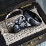 Sun and Moon Rings, Sun and Moon Wedding Bands, Sun and Moon Jewelry, Couple Rings