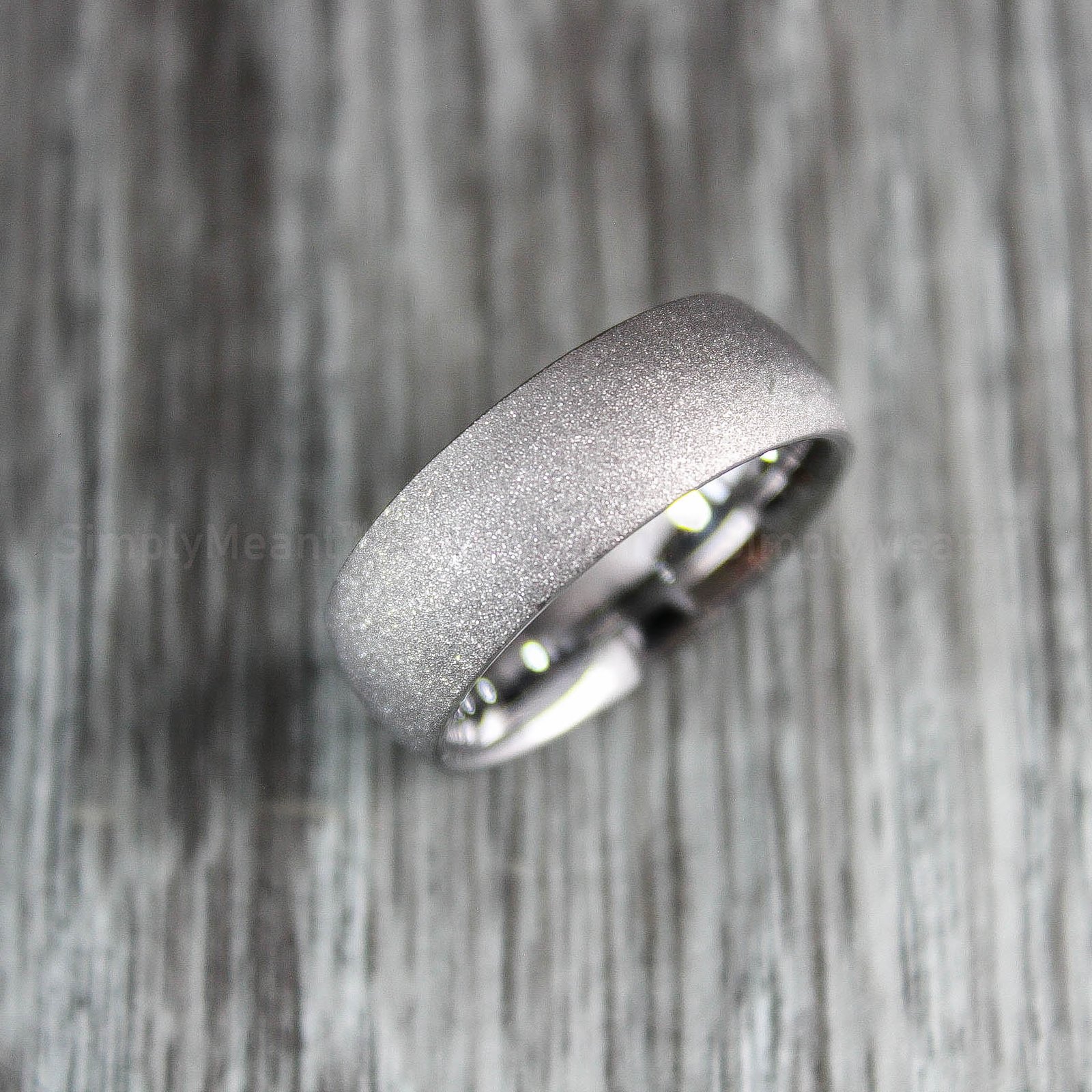 IMG_1678 Sandblasted Ring, Rose Gold Wedding Band, Sandblasted Wedding Band - Image 1