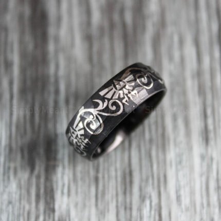 Zelda Wedding Ring, Legend of Zelda Wedding Ring, Zelda Jewelry, Gamer Ring