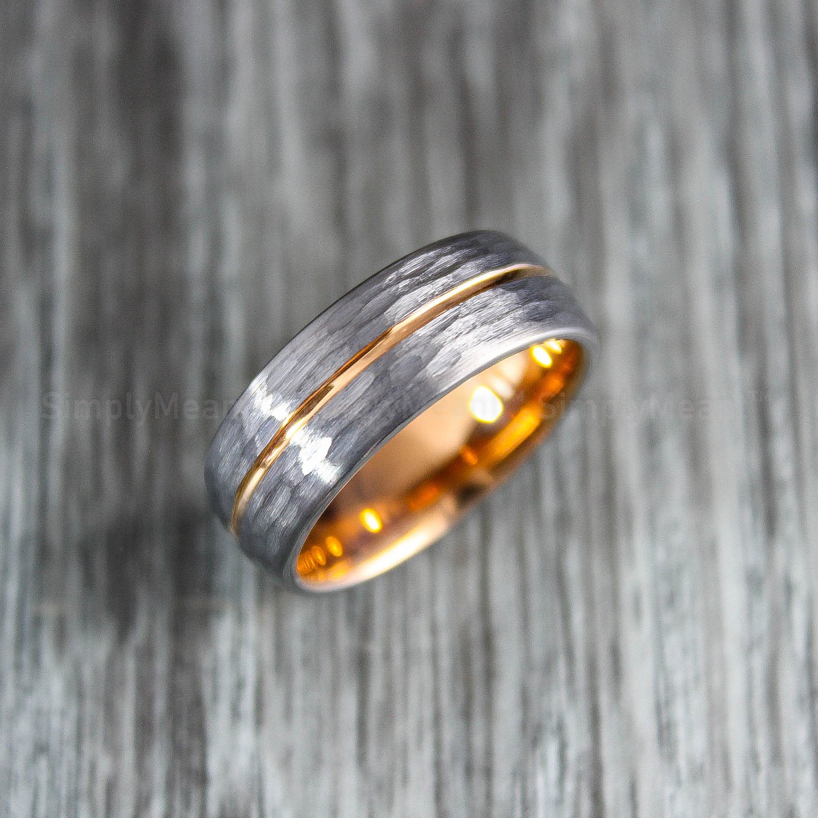 IMG_1683 Hammered Wedding Band, Hammered Ring, Hammered Wedding Ring - Image 1