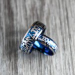 Aurebesh Wedding Rings, Star Wars Wedding Rings, Aurebesh Jewelry, Aurebesh Ring - Image 3