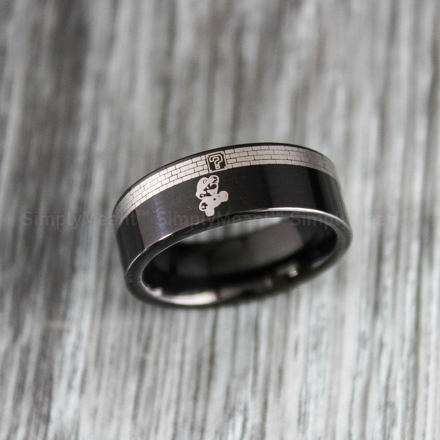 IMG_1723 Mario Ring, Zelda Wedding Ring, Legend of Zelda Wedding Ring, Zelda Jewelry, Gamer Ring - Image 1