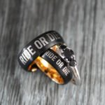 Ride or Die Rings, Ride or Die, Ride or Die Wedding Rings, Ride or Die Wedding Bands, Black Wedding Rings, Black Wedding Bands, Biker Rings