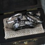 Runes Rings, Til Valhalla Rings, Til Valhalla Wedding Bands, Nordic Runes Rings