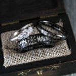 Runes Rings, Til Valhalla Rings, Til Valhalla Wedding Bands, Nordic Runes Rings