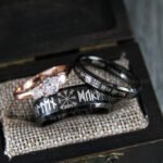 Runes Rings, Til Valhalla Rings, Til Valhalla Wedding Bands, Nordic Runes Rings
