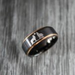 Wolves Rings, Howling Wolves Wedding Bands, Matching Couple Rings - Image 4